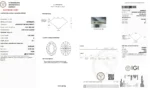 1.05 Ct D/VS1 Oval Brilliant Cut Lab Grown Diamond - Image 2