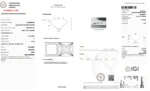 1.51 Carat F VVS2 Princess Cut Lab Grown Diamond - Image 2