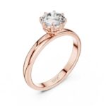 Elegant Round Solitaire Ring – Minimalist & Luxurious - Image 3