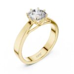 Classic Solitaire Diamond Ring – Elegant Timeless Design