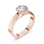 Classic Solitaire Diamond Ring – Elegant Timeless Design - Image 3
