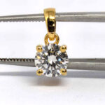 Modern Solitaire Diamond Necklace for Women