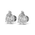 Pear Cut Diamond Earrings for Women – Premium Sparkle - Image 2