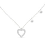 Heart designed Affordable Diamond Necklace - Image 2