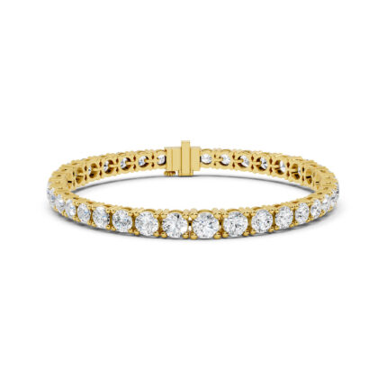 7-Inch Diamond Line Bracelet – Round Cut