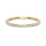 High-Sparkle Round Diamond Bracelet – 7 Inch Fit