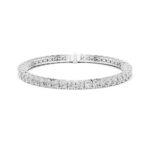 High-Sparkle Round Diamond Bracelet – 7 Inch Fit - Image 2