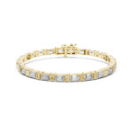 Signature Emerald Cut Diamond Bracelet – 8″ Fit