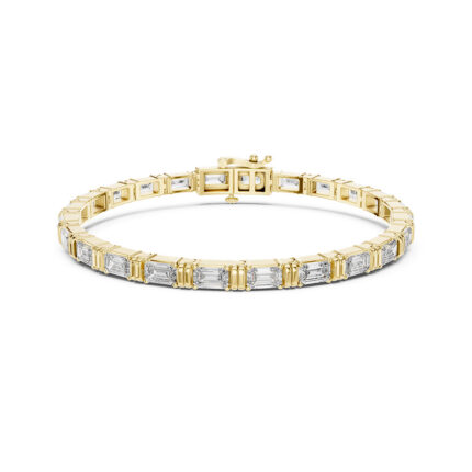 Signature Emerald Cut Diamond Bracelet – 8″ Fit