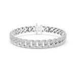 Statement Round Diamond Cuban Bracelet – 8 Inch Fit - Image 2