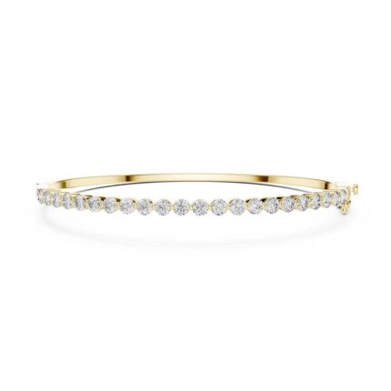 Diamond Eternity Line Bracelet – Classic Gold Beauty