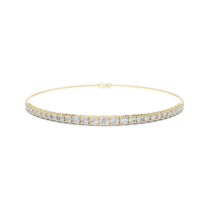 Glow Diamond Chain Bracelet – Contemporary Style