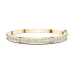 Luxury Channel-Set Diamond Line Bracelet