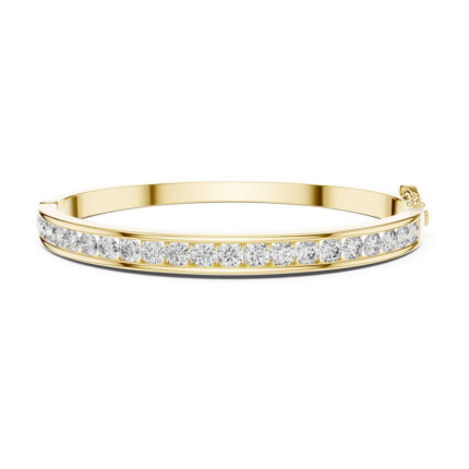 Luxury Channel-Set Diamond Line Bracelet