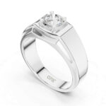 Men’s Centre Diamond Ring – 0.85 Carat | 18K / 14K Gold | IGI - Image 3