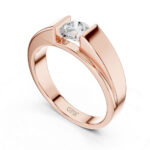 Men’s Channel Diamond Gold Ring – 0.85 Carat | IGI Certified - Image 2