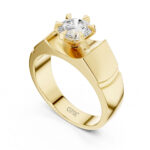 1.5 Carat Center Diamond Men’s Ring | IGI Certified | 14k/18k Gold