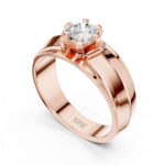0.75 Carat Solitaire Ring for Men in 18K / 14K Gold | IGI Certified - Image 2