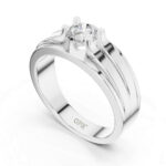Men’s Diamond Ring 0.75 Carat | Hallmarked Gold | Certified - Image 3