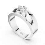 Men Solitaire Diamond Ring 0.75 Ct | 14K/18K Gold Certified - Image 3
