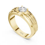 0.75 Ct Diamond Men Ring | Hallmarked 14K/18K Gold