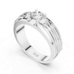 0.75 Ct Diamond Men Ring | Hallmarked 14K/18K Gold - Image 3
