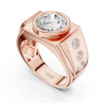 3 Carat Centre Solitaire Men Ring in 18K or 14K Gold | IGI Certified - Image 2