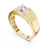 Men’s Solitaire Diamond Ring – 0.80 Carat | 18K or 14K Gold