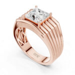 3 Carat Diamond Solitaire Men’s Ring in 14K / 18K Gold | IGI Certified - Image 2