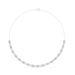 Graduated Diamond Necklace in 14K/18K Gold | Certified - Image 3