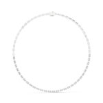 Half Diamond Necklace For Women | 14K/18K Gold | Certified - Image 3