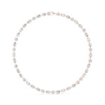 Bezel Mixed Cut Diamond Necklace | 14K/18K Gold | Certified - Image 2