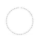 Bezel Mixed Cut Diamond Necklace | 14K/18K Gold | Certified - Image 3