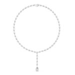 Pear Cut Diamond Drop Necklace | Hallmarked Gold | Certified - Image 3