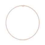 Designer Diamond Tennis Necklace | High-Brilliance Diamonds in Gold - Image 2