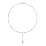 Oval Cut Diamond Drop Necklace for Women | 14K/18K Gold Certified - Image 2