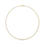 Premium Full Gold Diamond Necklace for Women | Certified