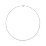 Premium Full Gold Diamond Necklace for Women | Certified - Image 3