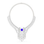 Regal Symphony Mix-Cut Diamond Necklace in Gold | Bridal Collection - Image 3