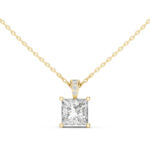 Princess Shine Diamond Pendant – [Chain Not Provided]