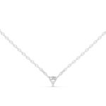 Sleek Trillion Cut Pendant – No Chain Attached - Image 2
