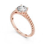1 Carat Lab Grown Diamond Ring for women | IGI - Image 2