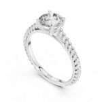 1 Carat Lab Grown Diamond Ring for women | IGI - Image 3