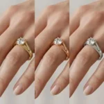 Royal Gold Solitaire Engagement Ring – Premium Shine - Image 3