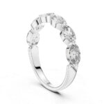Oval Cut Diamond Band - Infinity Love | 14K/18K Gold Certified - Image 3