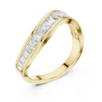 Channel Set-Baguette Diamond Ring | Hallmarked Gold Jewellery