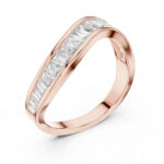Channel Set-Baguette Diamond Ring | Hallmarked Gold Jewellery - Image 2