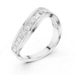 Channel Set-Baguette Diamond Ring | Hallmarked Gold Jewellery - Image 3