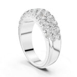 Wide Diamond Eternity Ring for Women in 14K & 18K Gold - Image 3