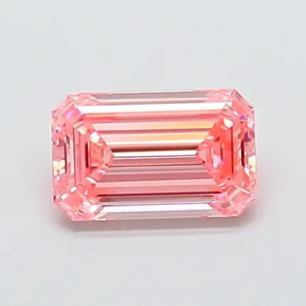 1 Carat Pink Diamond Emerald cut